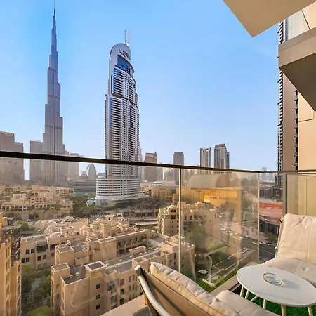 Burj Khalifa Laser Show & Fountain Show View دبي المظهر الخارجي الصورة